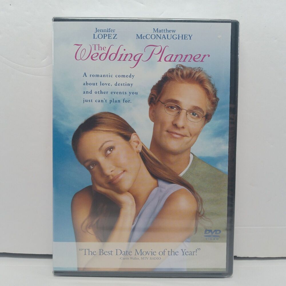 The Wedding Planner DVD 2001 RomCom Movie Jennifer Lopez Matthew McConaughey NEW